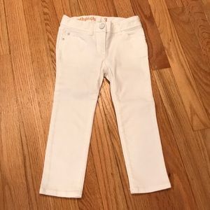 Crewcuts NWT toothpick white jeans 3T